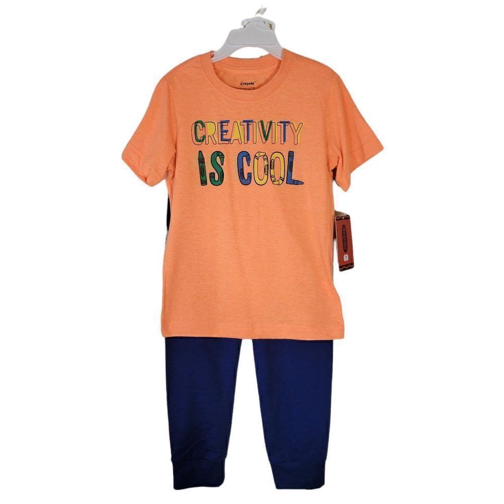 Crayola Boys Navy Niblet 2 Piece Set (Size 7)